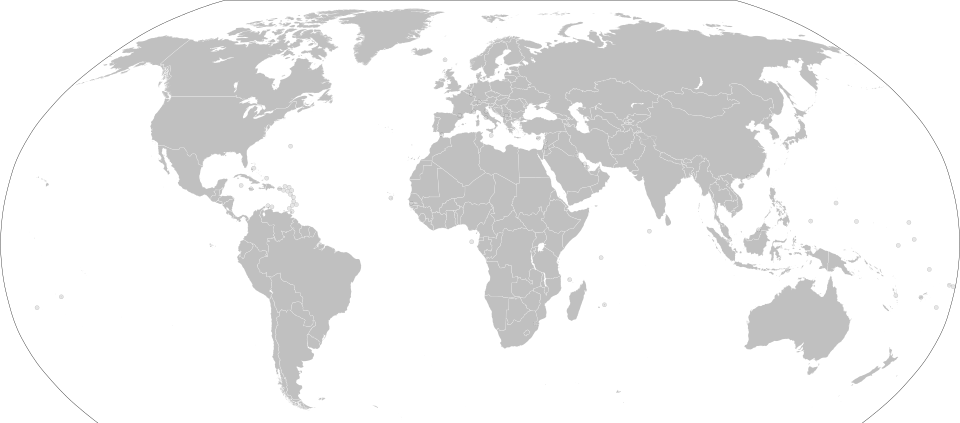 Carte mondiale neutre